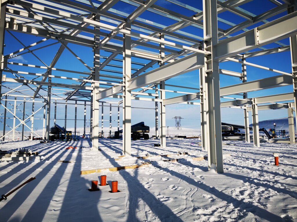 Construction of Climeworks' Mammoth plant