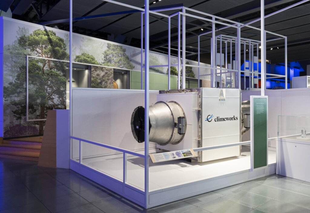 A view of Climeworks' DAC collector, (c) Science Museum Group