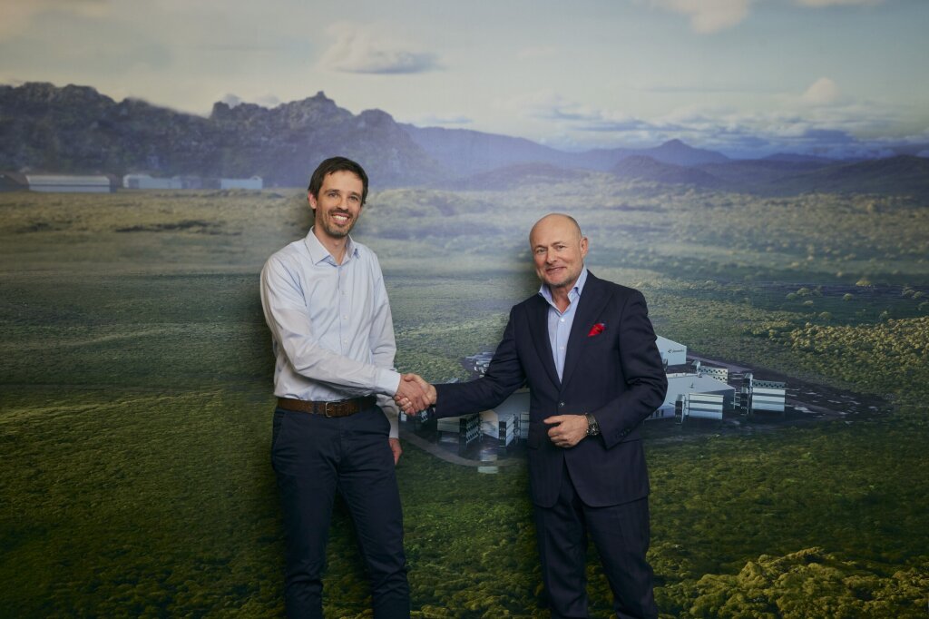 Jan Wurzbacher, co-founder and co-CEO of Climeworks and Georges Kern, CEO of Breitling, met at the Climeworks office in Zurich.